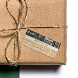 Tarjeta de seguimiento de libros del Vintage Book 