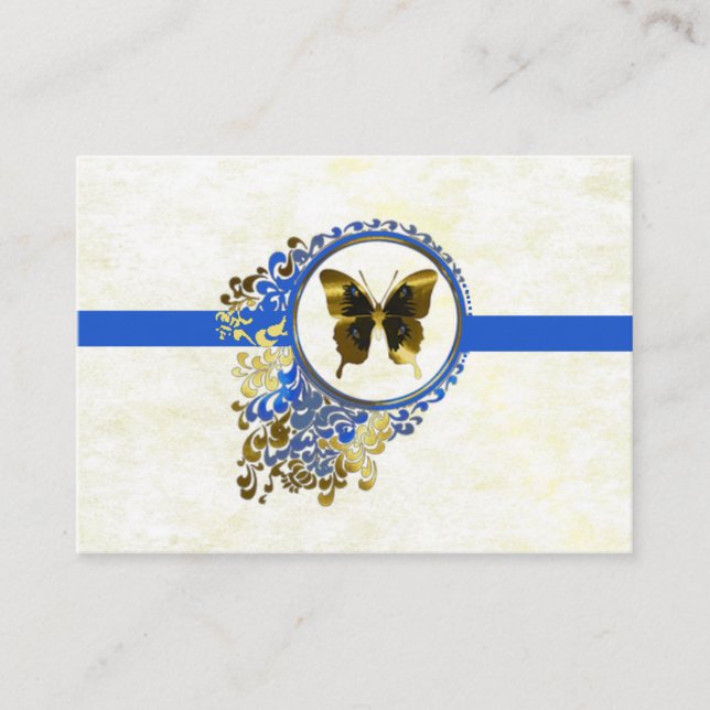 Tarjeta de selección de cena de la recepción de bo (Anverso)