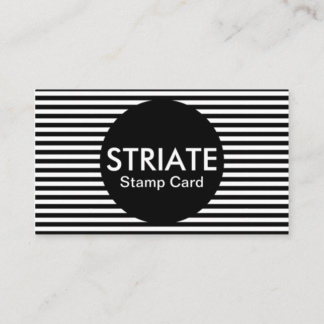 tarjeta de sello de estriado (Reverso)