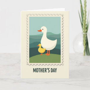 Tarjeta de Sello del Día de las Madres Amorosas