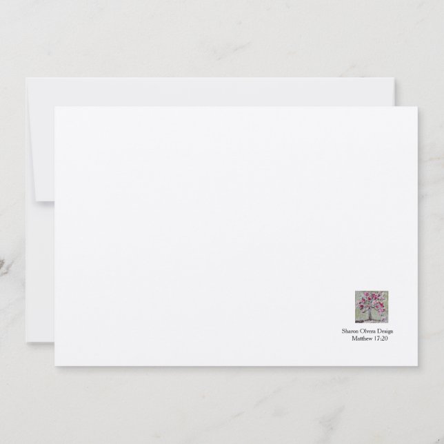 Tarjeta de semillas de mostaza (Reverso)