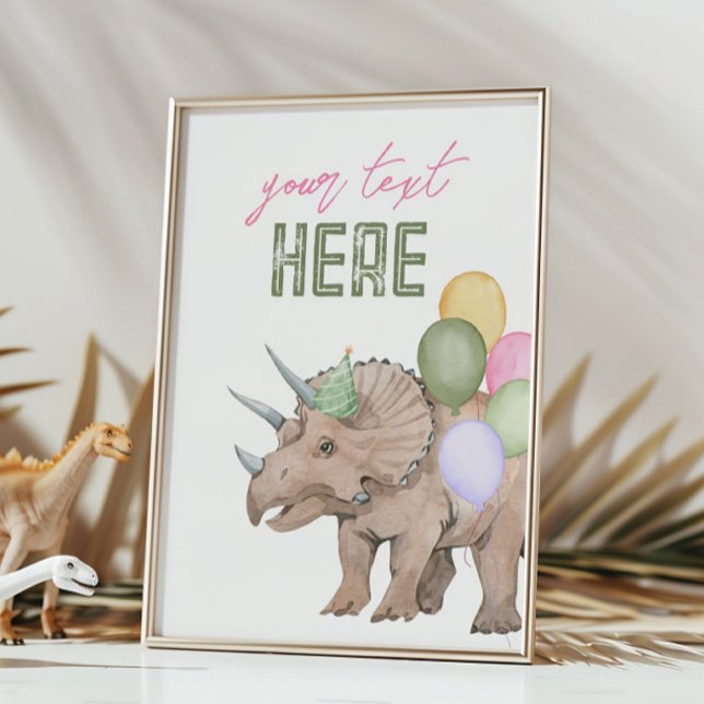 Tarjeta de señaligen personalizable de fiesta de d (Subido por el creador)
