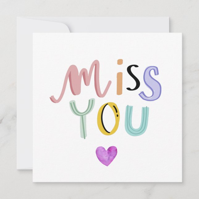 Tarjeta de señorita, tarjetas de felicitación, amo (Anverso)