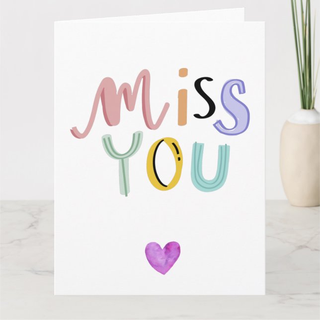 Tarjeta de señorita, tarjetas de felicitación, amo (Anverso)