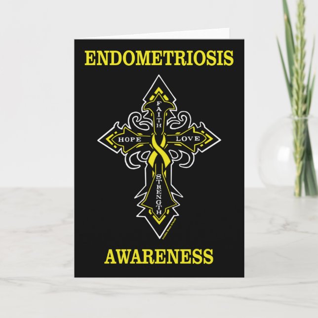 Tarjeta de sensibilización... Endometriosis (Anverso)