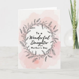 Tarjeta de Sentimiento del Día de las Madres Flora
