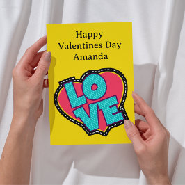 Tarjeta de sentimientos de amor