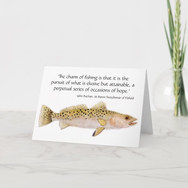 Tarjeta de sépatas con presupuesto de pesca (Anverso)