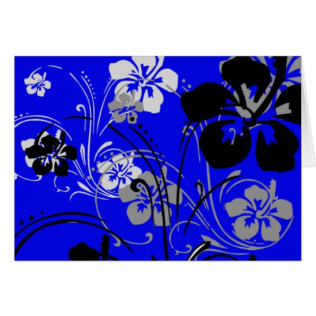 Tarjeta de Serenade Tropical (Azul) (Anverso (Horizontal))