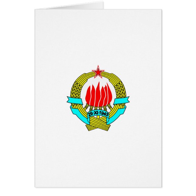 Tarjeta de SFR Yugoslavia (Frente)