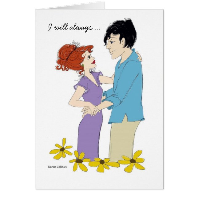 Tarjeta de siempre te amo (Frente)