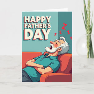 Tarjeta de Siesta Pacífica del Día del Padre