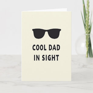 Tarjeta de Silueta de Papá Genial