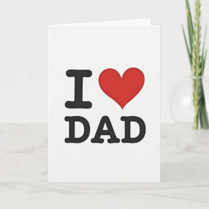 Tarjeta de símbolo del Día del Padre vívida