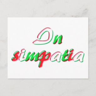 Tarjeta de simpatía