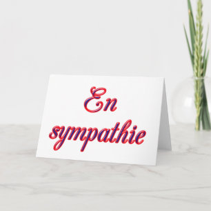 Tarjeta de simpatía