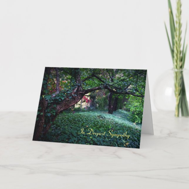 Tarjeta de simpatía - Bendición gaélica para la pa (Anverso)