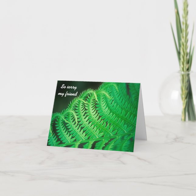 Tarjeta de simpatía con Green Fern (Anverso)