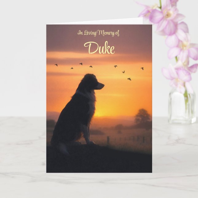 Tarjeta de simpatía con nombre personalizado Silue (Orquídea)
