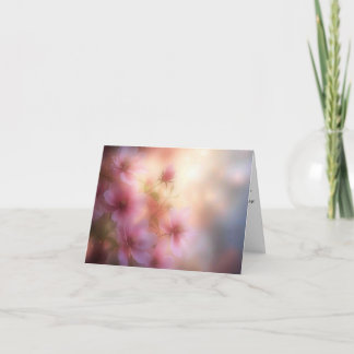 Tarjeta de simpatía con plegaria y diseño floral