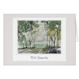 Tarjeta de simpatía con un verso solidario