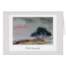 Tarjeta de simpatía con un verso solidario