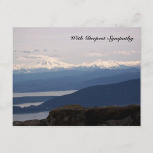 Tarjeta de simpatía contra la biblia del mar de Mi