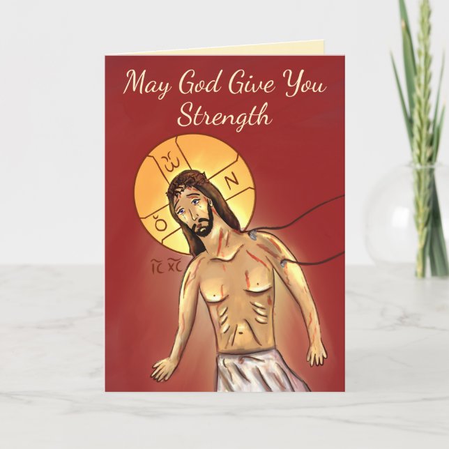 Tarjeta de simpatía cristiana (Anverso)
