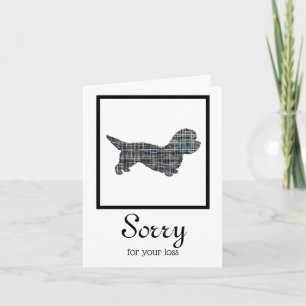 Tarjeta de simpatía Dandie Dinmont Terrier Dog Mas