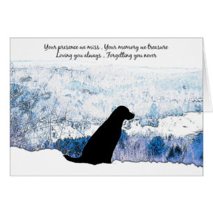 Tarjeta de simpatía de Black Lab - Simpatía del pe