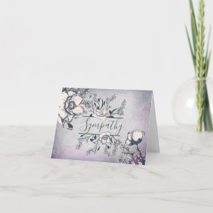 Tarjeta de simpatía de Blossom con tinta