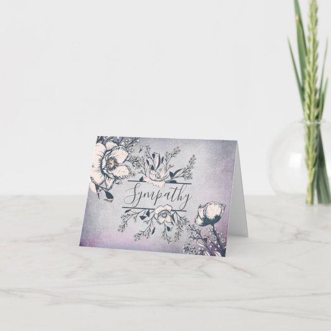 Tarjeta de simpatía de Blossom con tinta (Anverso)