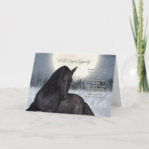 Tarjeta De Simpatía De Caballo mascota, Pérdida De