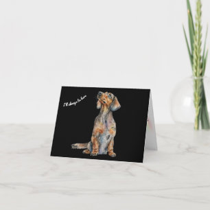 Tarjeta de simpatía de Dachshund