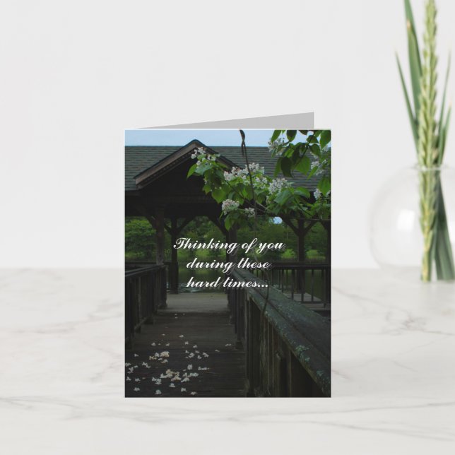 Tarjeta de simpatía de fotos de Dock (Anverso)