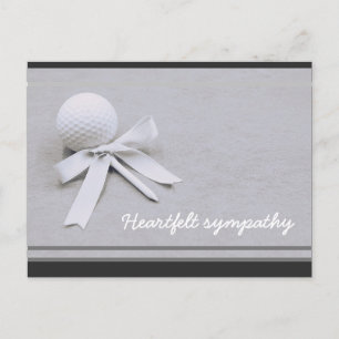 Tarjeta de simpatía de golf para un golfista con b