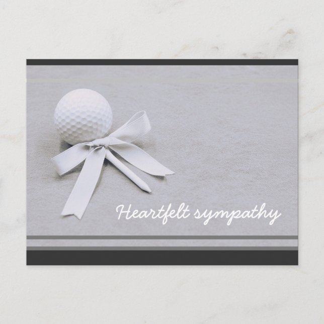 Tarjeta de simpatía de golf para un golfista con b (Anverso)
