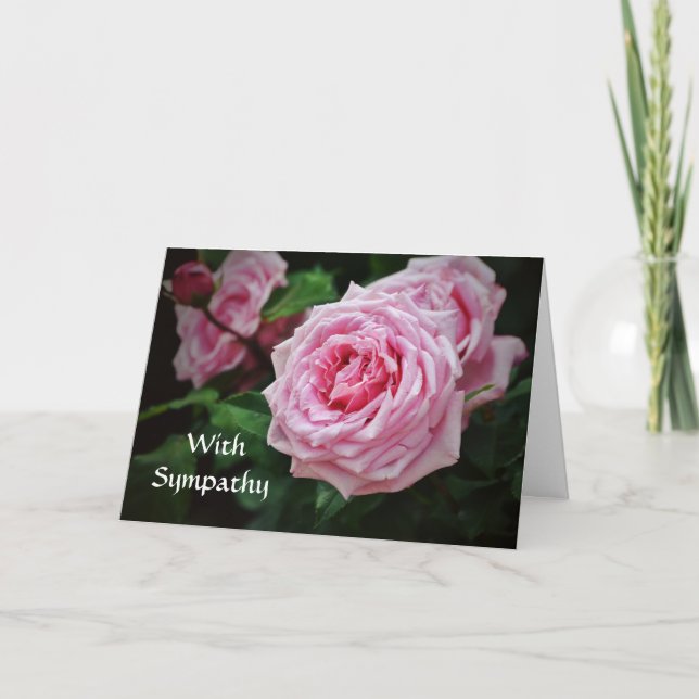 Tarjeta de simpatía de la Biblia contra las rosas  (Anverso)