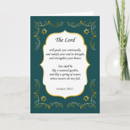 Tarjeta de simpatía de la Biblia Verse