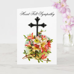 Tarjeta de simpatía de la Cruz de Flores Negras 17