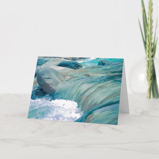 Tarjeta de simpatía de la Escritura Cristiana Agua (Anverso)