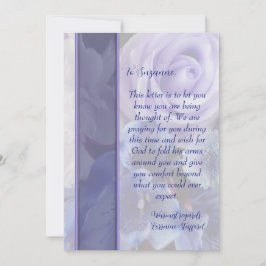 Tarjeta de simpatía de Lavender