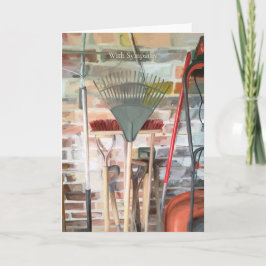 Tarjeta de simpatía de los jardineros