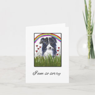 Tarjeta de simpatía de Mascota de Perro Collie