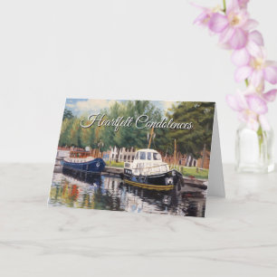 Tarjeta de simpatía de oración de beneficencia par