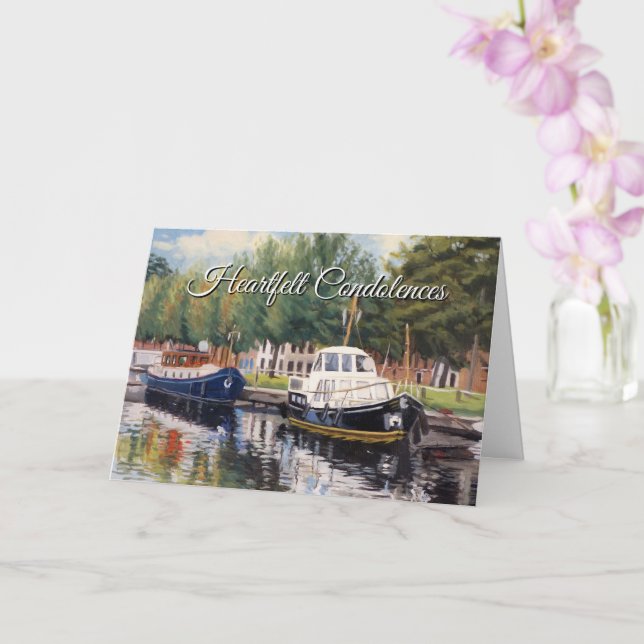 Tarjeta de simpatía de oración por la serenidad Be (Orquídea)
