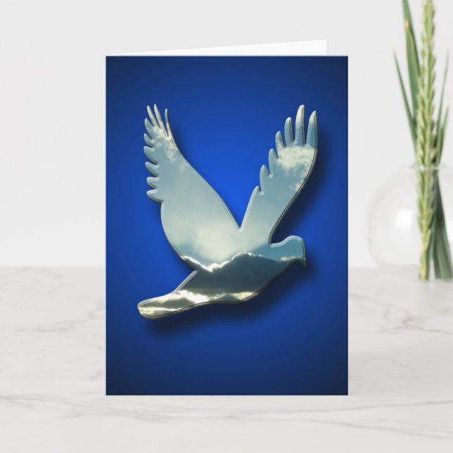 Tarjeta de simpatía de Peace Dove (Anverso)