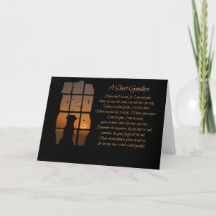 Tarjeta de simpatía de perro espiritual