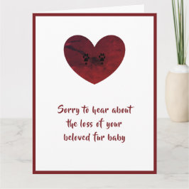 Tarjeta de simpatía de perro grande de dalDesignNZ