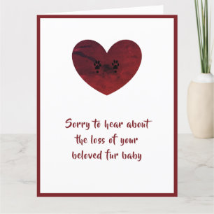 Tarjeta de simpatía de perro grande de dalDesignNZ